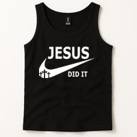 Jesus Did It My Savior Died For My Sins 3 Crosses Christian Catholic Tank Top