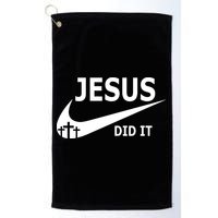 Jesus Did It My Savior Died For My Sins 3 Crosses Christian Catholic Golf Towel