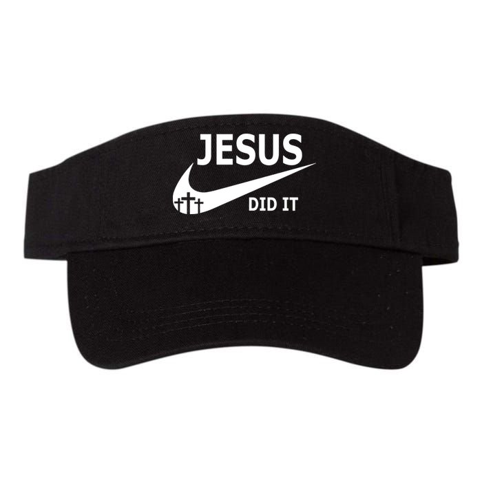 Jesus Did It My Savior Died For My Sins 3 Crosses Christian Catholic Visor