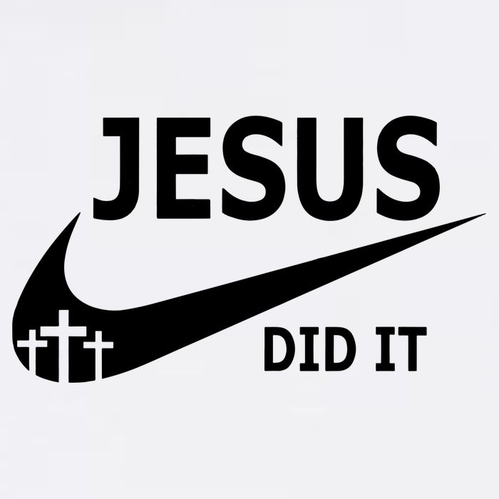 Jesus Did It My Savior Died For My Sins 3 Crosses Christian Catholic Garment-Dyed Sweatshirt
