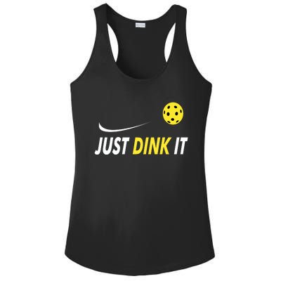 Just Dink It Funny Pickleball Ladies PosiCharge Competitor Racerback Tank