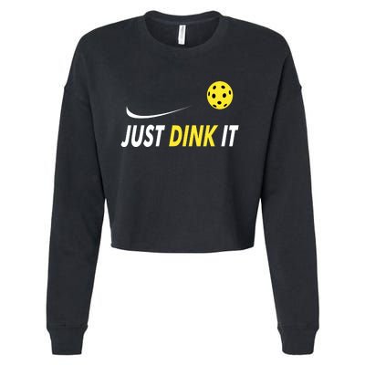 Just Dink It Funny Pickleball Cropped Pullover Crew