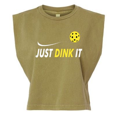 Just Dink It Funny Pickleball Garment-Dyed Women's Muscle Tee