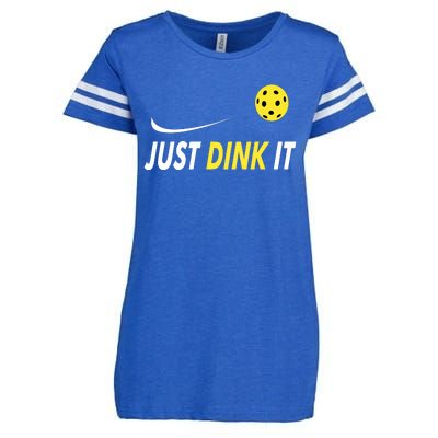 Just Dink It Funny Pickleball Enza Ladies Jersey Football T-Shirt