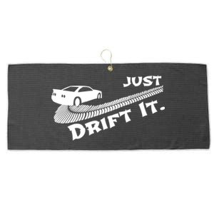 Just Drift It Auto Racing Import Tuner Motorsports Funny Gift Large Microfiber Waffle Golf Towel