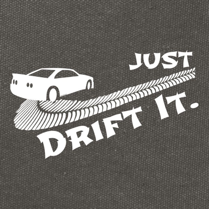 Just Drift It Auto Racing Import Tuner Motorsports Funny Gift Cotton Canvas Backpack