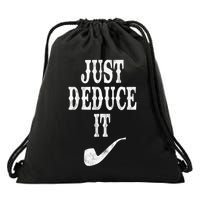 Just Deduce It Funny Retro Drawstring Bag