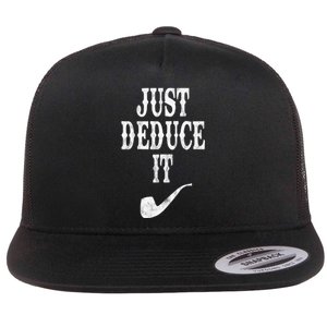 Just Deduce It Funny Retro Flat Bill Trucker Hat