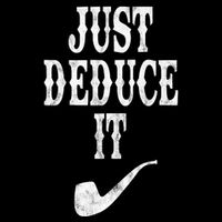 Just Deduce It Funny Retro Flatbill Hat