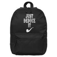 Just Deduce It Funny Retro 16 in Basic Backpack