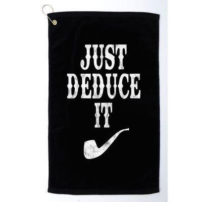 Just Deduce It Funny Retro Golf Towel