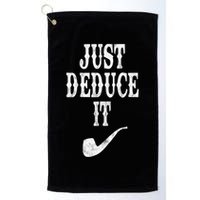 Just Deduce It Funny Retro Golf Towel