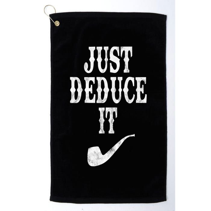 Just Deduce It Funny Retro Golf Towel