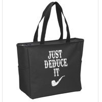 Just Deduce It Funny Retro Zip Tote Bag