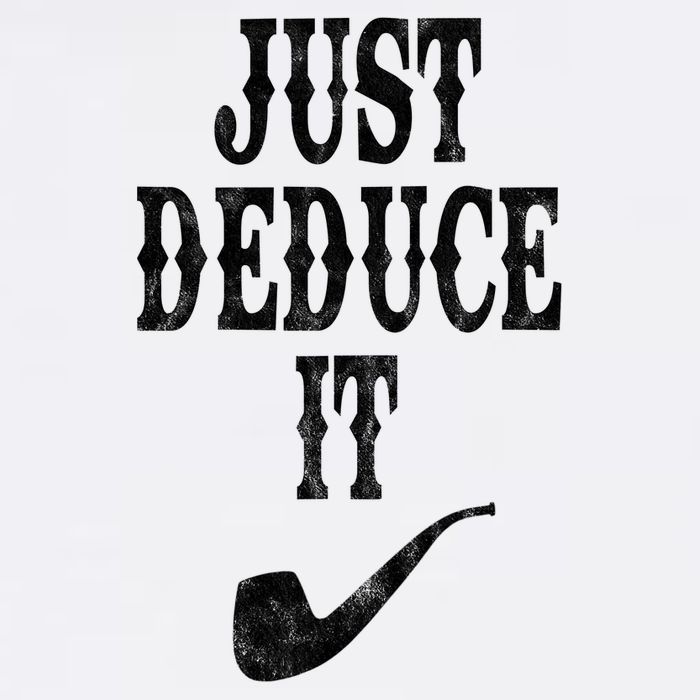 Just Deduce It Funny Retro Garment-Dyed Sweatshirt