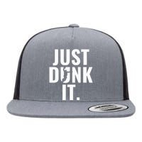 Just Dunk It Basketball Flat Bill Trucker Hat