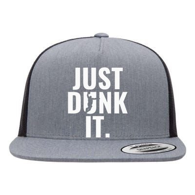 Just Dunk It Basketball Flat Bill Trucker Hat