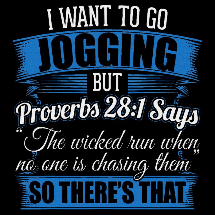 Jogging Design I I Wanted To Go Jogging But Proverbs 281 Button