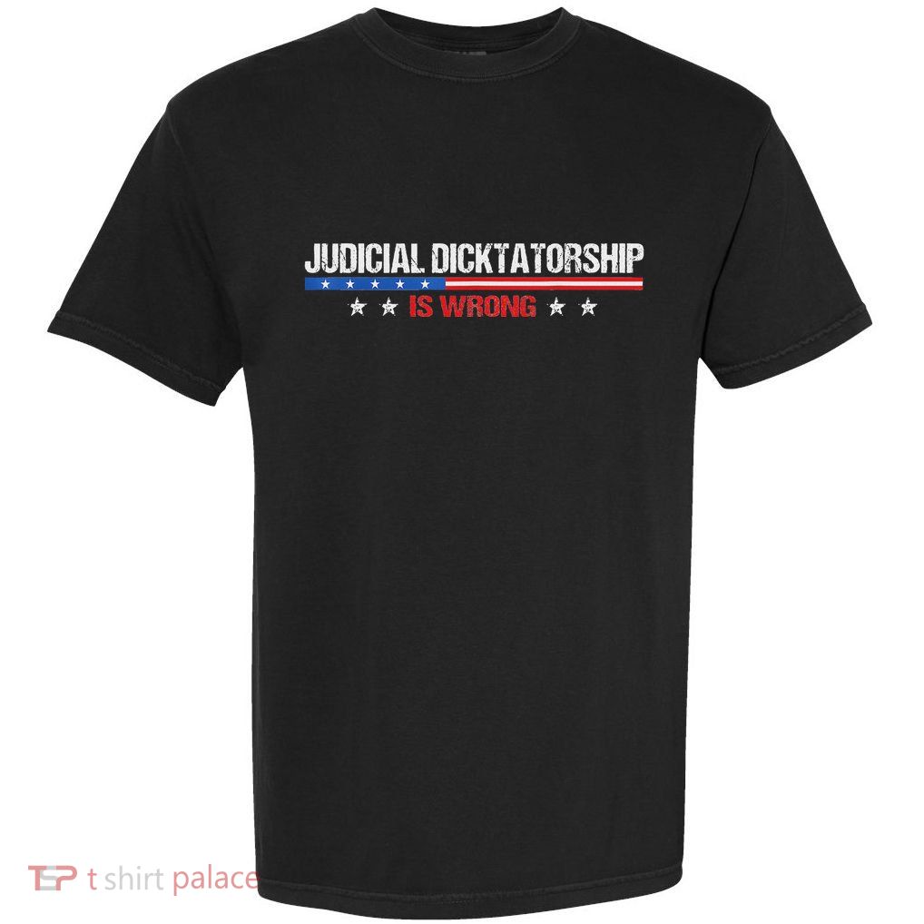 Judicial Dicktatorship Is Wrong! – Harry Bolz Garment-Dyed Heavyweight T-Shirt