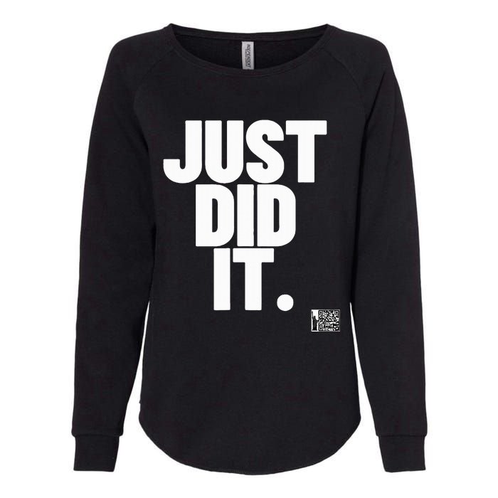 Just Did It Womens California Wash Sweatshirt