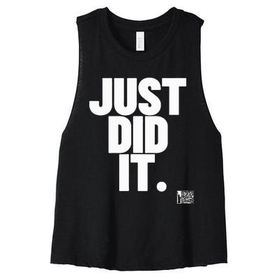 Just Did It Women's Racerback Cropped Tank