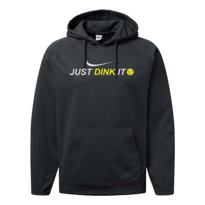 Just Dink It Pickleball Performance Fleece Hoodie