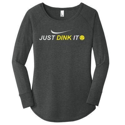 Just Dink It Pickleball Women's Perfect Tri Tunic Long Sleeve Shirt