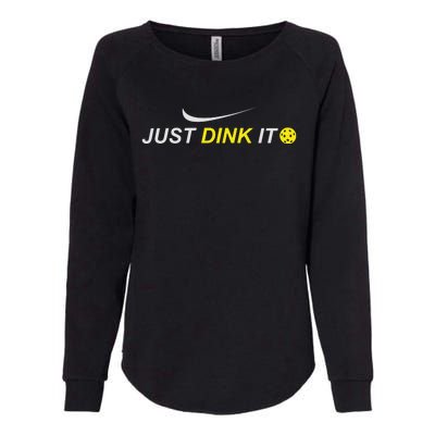 Just Dink It Pickleball Womens California Wash Sweatshirt