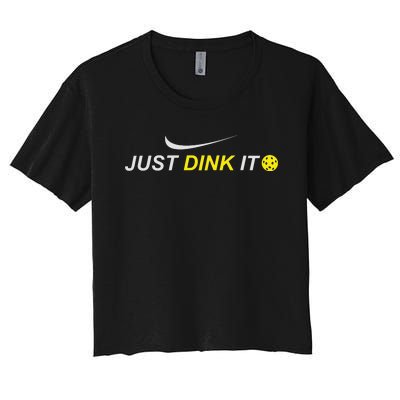 Just Dink It Pickleball Women's Crop Top Tee