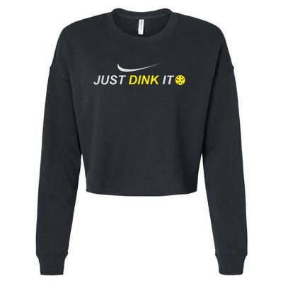 Just Dink It Pickleball Cropped Pullover Crew