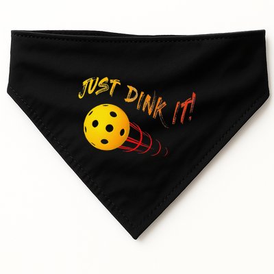 Just Dink It Funny Pickleball USA-Made Doggie Bandana