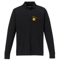 Just Dink It Funny Pickleball Performance Long Sleeve Polo