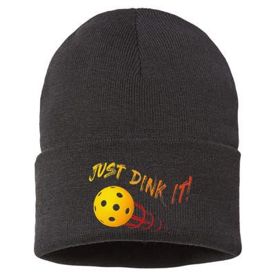 Just Dink It Funny Pickleball Sustainable Knit Beanie