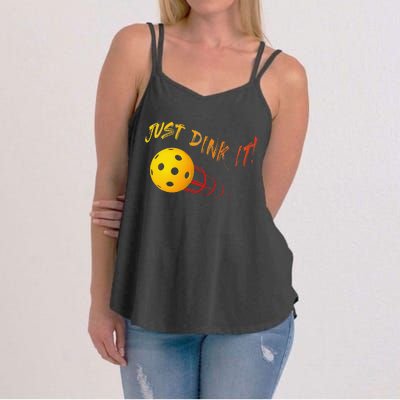 Just Dink It Funny Pickleball Women's Strappy Tank