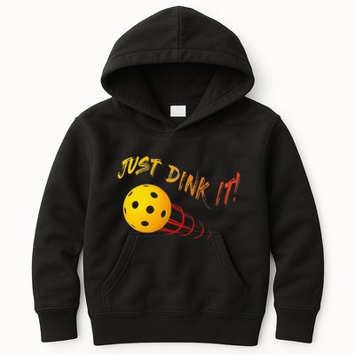 Just Dink It Funny Pickleball Kids Hoodie