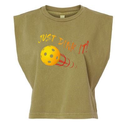 Just Dink It Funny Pickleball Garment-Dyed Women's Muscle Tee