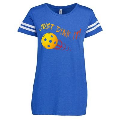 Just Dink It Funny Pickleball Enza Ladies Jersey Football T-Shirt