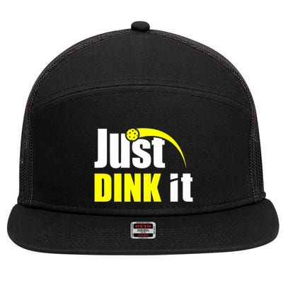 Just Dink It 7 Panel Mesh Trucker Snapback Hat