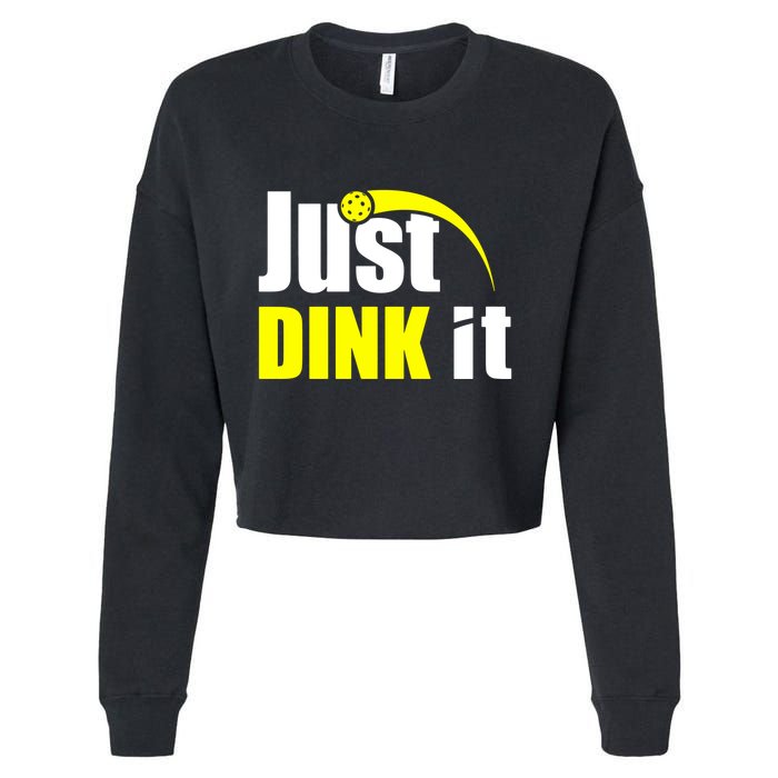 Just Dink It Cropped Pullover Crew