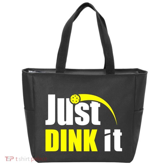 Just Dink It Zip Tote Bag