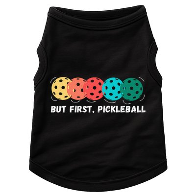 Just Dink It Funny Pickleball Pickle Ball Doggie Tank