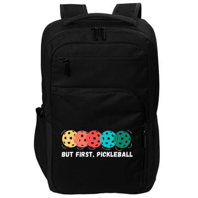 Just Dink It Funny Pickleball Pickle Ball Impact Tech Backpack
