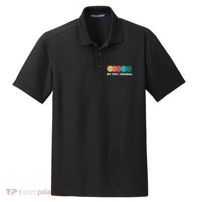 Just Dink It Funny Pickleball Pickle Ball Dry Zone Grid Polo