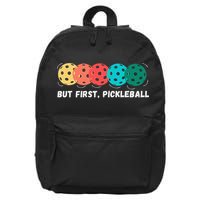 Just Dink It Funny Pickleball Pickle Ball 16 in Basic Backpack