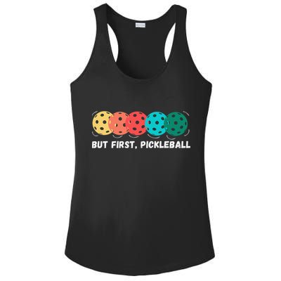 Just Dink It Funny Pickleball Pickle Ball Ladies PosiCharge Competitor Racerback Tank
