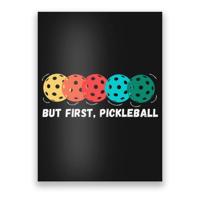 Just Dink It Funny Pickleball Pickle Ball Poster