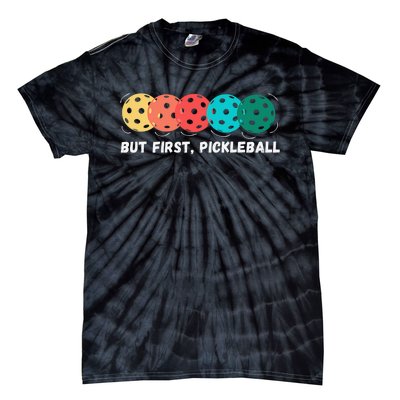 Just Dink It Funny Pickleball Pickle Ball Tie-Dye T-Shirt