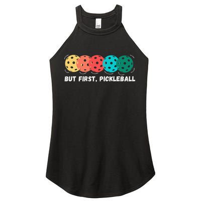 Just Dink It Funny Pickleball Pickle Ball Women's Perfect Tri Rocker Tank
