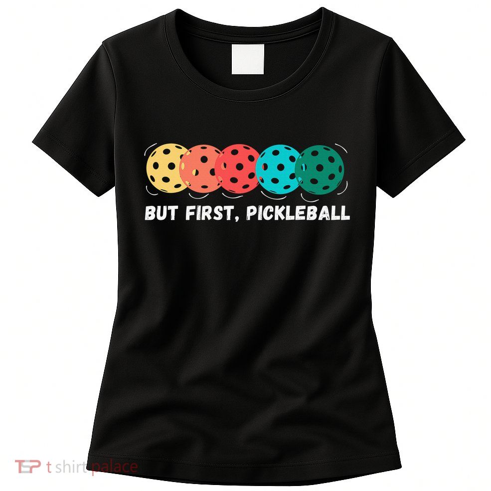 Just Dink It Funny Pickleball Pickle Ball Womens T-Shirt
