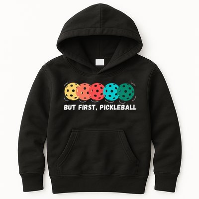 Just Dink It Funny Pickleball Pickle Ball Kids Hoodie